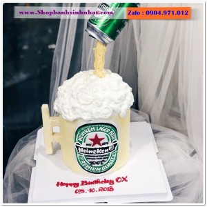 Bánh Sinh Nhật Hình Lon Bia Chai Rượu - LK41